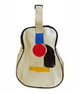 Vintage retro handbag shoulder bag guitar shape women backpack 40x30x10c... - $39.99