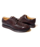 New Cole Haan Men&#39;s Lunargrand Long Wing Tip Derby Oxford Leather Shoes ... - $175.24 CAD