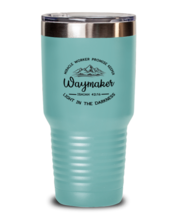 Religious Tumbler Miracle Worker Promise Keeper Teal-T-30oz  - £24.73 GBP