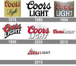 Coors Light Beer Vintage Logo Poster Print on Metal Sign 12x8in Old New F - €21,35 EUR