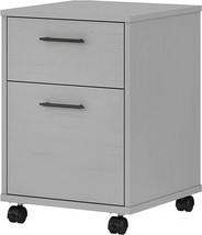 Cape Cod Gray 2 Drawer Mobile File Cabinet By Bush Furniture, Key West. - £138.25 GBP