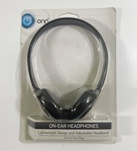 ONN ON-Ear Headphones - ONA16AA004 3.5 Mm Aux Plug Sealed New - $8.90