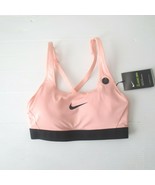 Nike Women Classic Sport Support Bra - CD7129 - Pink 646 - Size XS -  NWT - £18.90 GBP