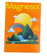 Magnesol Suplemento Nutritional Magnesia Zinc sabor naranja 33 sobres x caja - $26.99