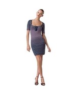 Zac Posen Pink Polka Dot Knit Dress Size Large - $44.55