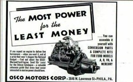 1940 Print Ad Osco Ford Marine Engines Made in Philadelphia,PA - $7.62