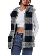 TFSDOD Womens Fuzzy Sherpa Fleece Vest Cozy Sleeveless Sweater Size M - $196.40 MXN TFSDOD Womens Fuzzy Sherpa Fleece Vest Cozy Sleeveless Sweater Size M - $196.40 MXN