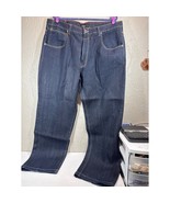 Lot 29 Jeans Mens 42x34 Y2K Loose Fit Blue Denim Baggy Embroidery Skater... - $107.88 CAD