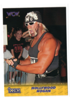 1998 Topps WCW/nWo Icons Hollywood Hulk Hogan #65 Hulkamania Wrestling WWF NM - £1.55 GBP