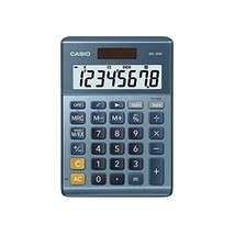 Casio MS-80B 8-Digit Desktop Calculator, Blue - $18.99