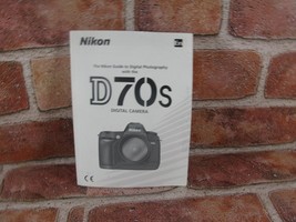 Genuine Nikon D70 Digital Camera Instruction Manual /User Guide English - £14.68 GBP