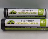 Lot of 2 Stonefish Premium Grease Automotive Wheel Bearing NLGI #2 14oz ... - $14.99