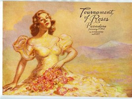 1940 Tournament of Roses Pictorial Souvenir Program &amp; Envelope USC Tenne... - $57.42