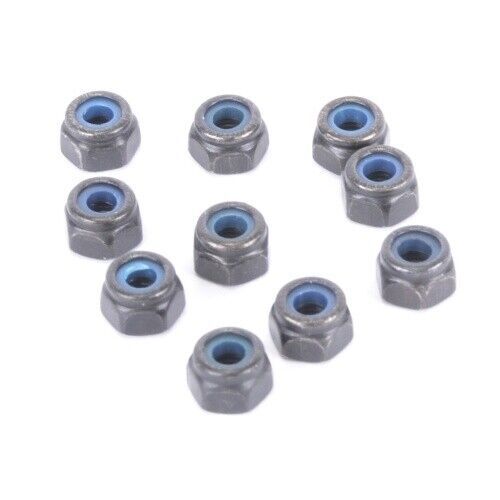 Schumacher U4650 SPEED PACK - M3 Nyloc Nut Steel - Black (10pcs) - $2.99