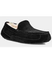 UGG Men&#39;s Moc Toe Black Ascot Slippers - £86.29 GBP