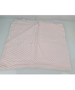 Plum Baby Cotton Muslin Swaddle Wrap Blanket White Pink Polka Dot Circle - £23.73 GBP