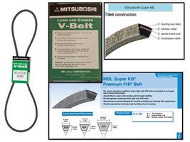 Mitsuboshi 4LK530A V-Belt Super KB 4LK530 0.5&quot; W X 53&quot; L For Riding Mowers - $16.82