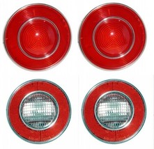 1974 Corvette C3 Tail Lights &amp; Backup Lights Set of 4.  Made in the USA - £198.56 GBP