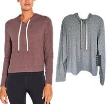 Zobha Women&#39;s Collins Hoodie Long Sleeve Activewear Size XXL Heather Gray - $24.74