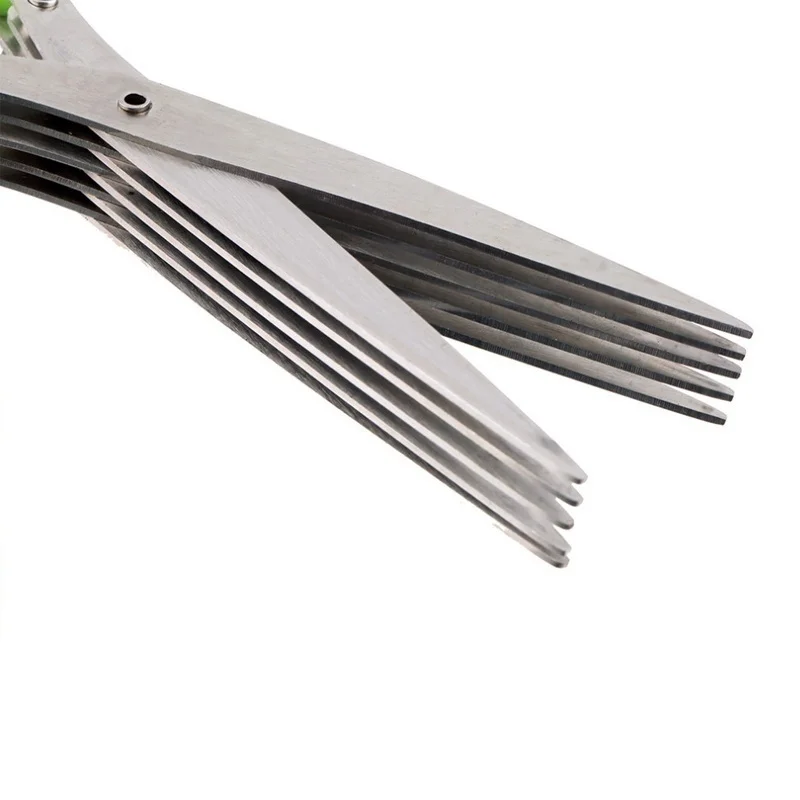 Multi-functional Stainless Steel 3/5 Layer Kitchen Scissors Pepper Shredded Chop - £136.52 GBP