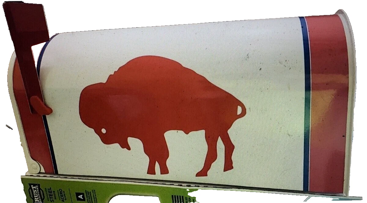 BUFFALO BILLS THROWBACK MAILBOX - $2,614.75 MXN