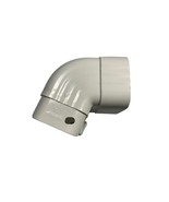 Front Gutter Elbow, Vinyl, White, 2-1/4”x 3-In.ODx 2-1/2”x3-1/4”M0627 - $9.99
