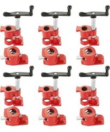 Wood Gluing Pipe Clamp Set | 1/2&quot; Heavy Duty Woodworking Cast Iron Pipe ... - $89.38