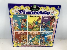 Vtg Disney Peter Pan Records “Pinocchio” Album Cover Only NO RECORD INCL... - £7.53 GBP