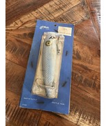 Vintage Wood Martin  Salmon Plug 4&quot;  Herring Scale Early Painted Logo - $939.88 MXN