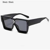 Mona Oversized Square for Women Men Vintage Trendy Sunglasses - $317.59 MXN