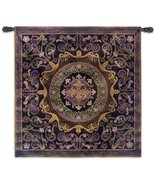 53x53 SUZANI PASSION Geometric Purple Asian Tribal Ornate Tapestry Wall ... - £147.30 GBP