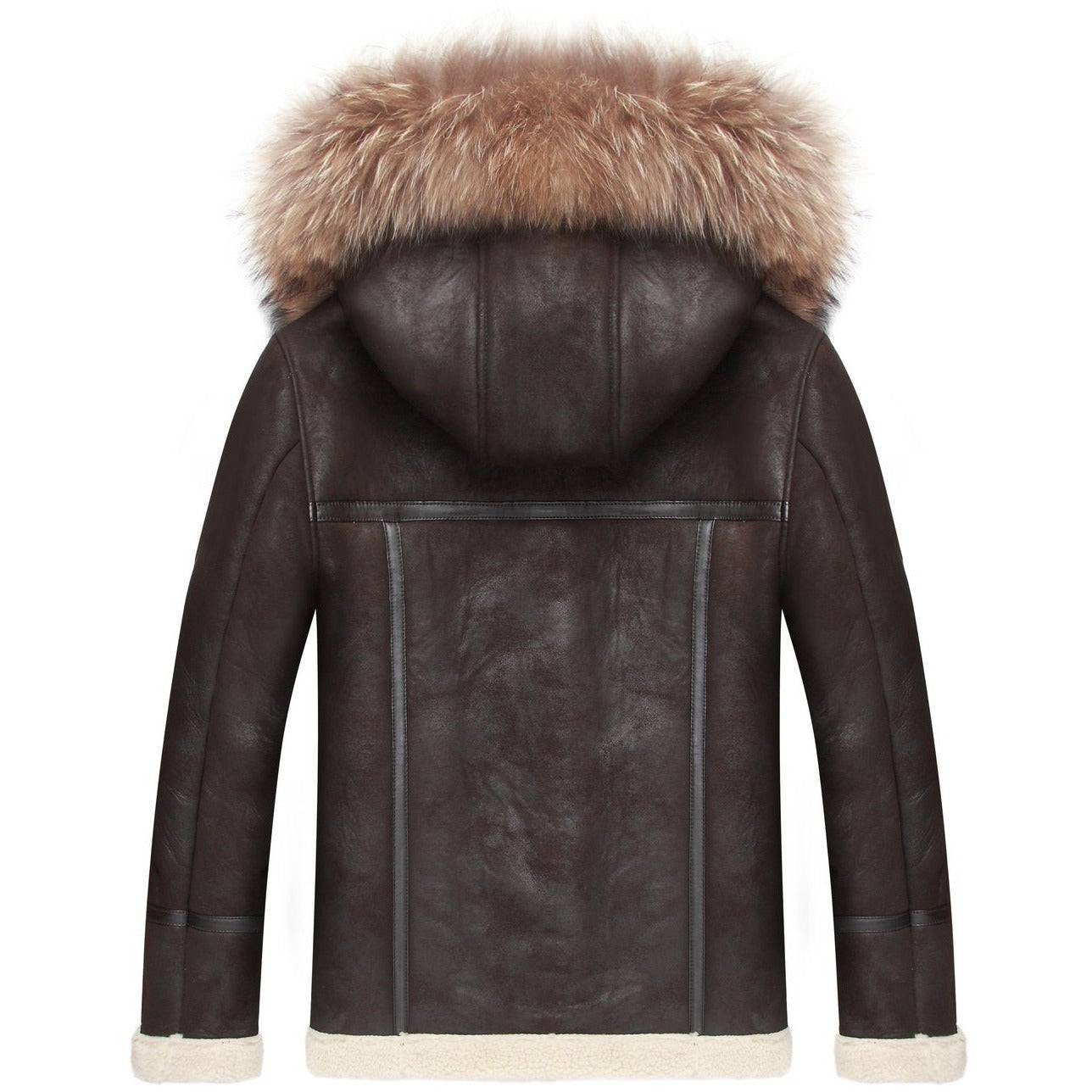 Mason & Cooper Men's B3 Faux Shearling Jacket with Zip Out hood Item image 3