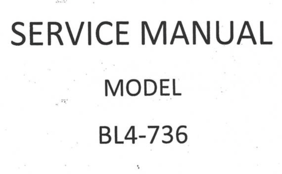Baby Lock BL4-736 Overlock Serger Service Manual - $12.99