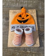 Baby Essentials Baby Halloween Socks And Hat - $271.07 MXN