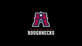 UFL Football Team Houston Roughnecks New Era® Flat Bill Snap Back Cap Hat - £21.62 GBP