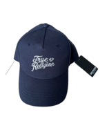 True Religion Horseshoe Logo Baseball Cap Hat Navy - $59.37