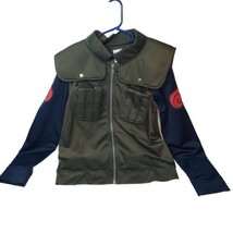 Naruto Shippuden Kakashi Costume Cosplay LS Zip Jacket Youth Size Large ... - £7.44 GBP