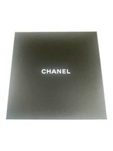 Chanel box medium rectangle empty black 10” x10”x1” Square Purse Scarf Storage - £59.96 GBP