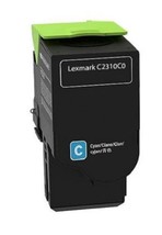 Lexmark C2310C0 Original Cyan Return Program Toner Cartridge - 1000 Pages - $59.28