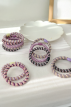 Phalaenopsis 15 pcs/box Elastic Braided Hair Tie - $101.79 MXN