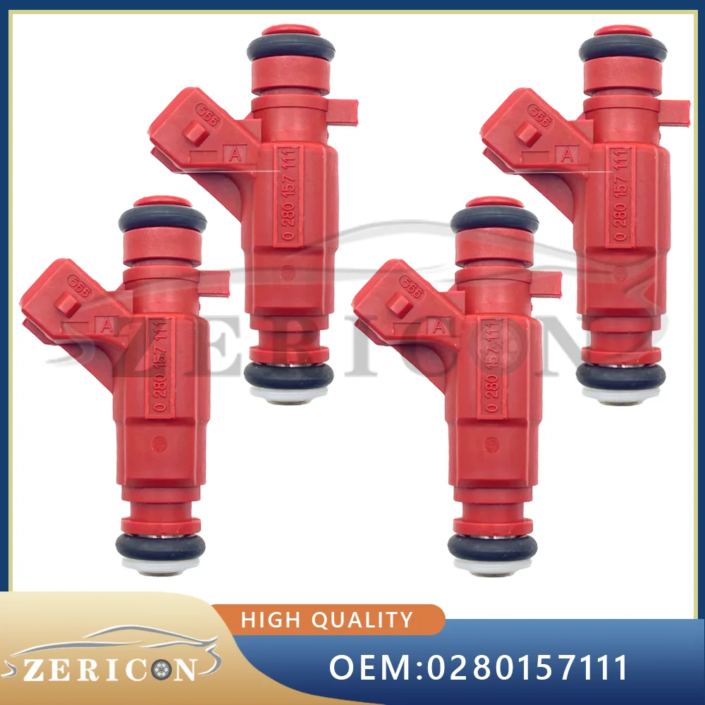 4pcs new fuel injector nozzle 0280157111 for golf voyage 1 0l 1 4l 2010 2013 parati thumb200