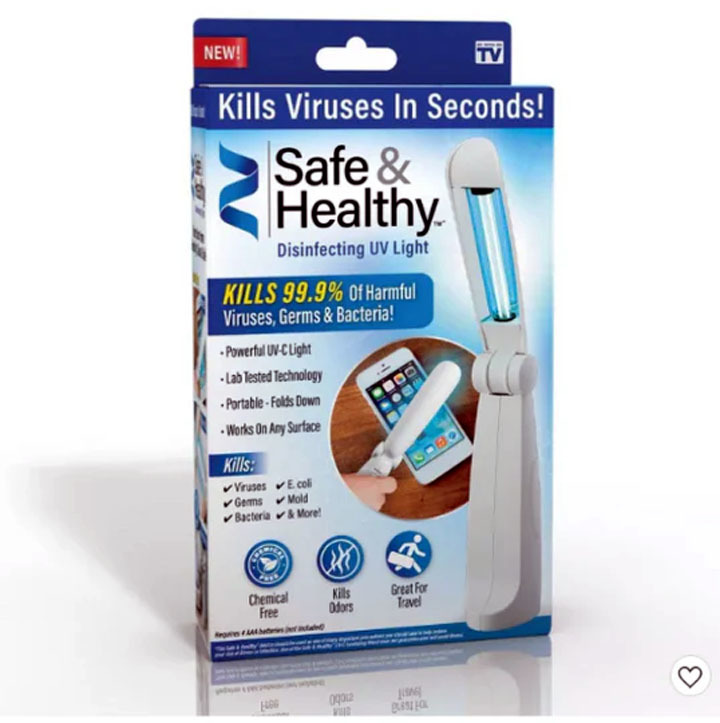 Safe and Healthy Disinfecting UV Light