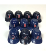 Lot of 10 Boston Red Sox Baseball Blue Mini Ice Cream Helmet Bowls - $363.49 MXN