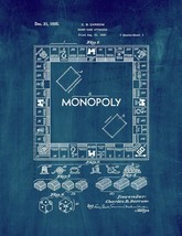 Monopoly Game Patent Print - Midnight Blue - £6.18 GBP+