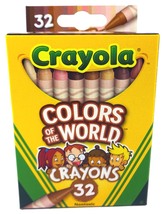 Crayola Colors Of The World Crayons, Assorted Colors, Nontoxic (32 Count) - £10.28 GBP