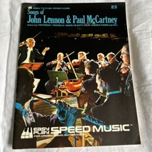 1974 John Lennon &amp; Paul Mccartney Organ &amp; Pvg Songbook Drap Musique See Full - £7.62 GBP