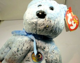 TY Beanie Babies &quot;Decade&quot; 2002 Teddy Bear 8&quot; new unused w tag 10 Year An... - $15.02
