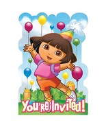 Dora the Explorer Save The Date Invitations Birthday Party Supplies 8 Pe... - $78.15 MXN