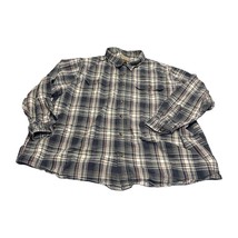 C.E. Schmidt Workwear Shirt Men’s 4X Multicolor Plaid 100% Cotton Button-Up - $23.70