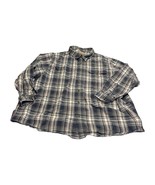 C.E. Schmidt Workwear Shirt Men’s 4X Multicolor Plaid 100% Cotton Button-Up - £18.63 GBP